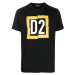 DSQUARED2 D2 Black tričko