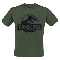 Jurassic Park Logo Tričko zelená
