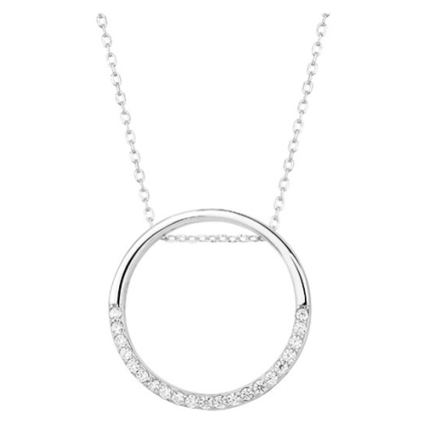 OLIVIE Stříbrný náhrdelník KRUH 4536