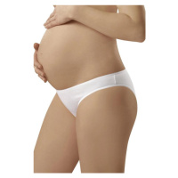 Dámské těhotenské kalhotky Italian Fashion Mama mini bílé | bílé