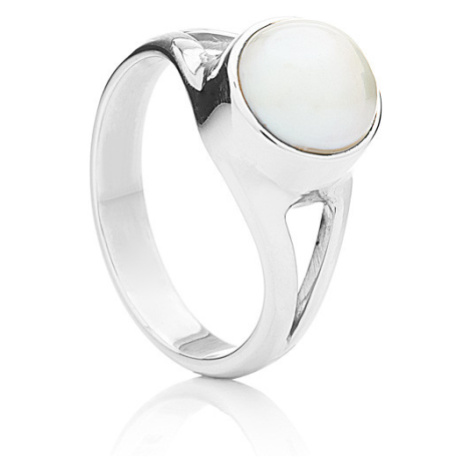 Buka Jewelry | Perlový prsten Kuta - Barva Bílá, Drahý kov Sterlingové stříbro (925), Velikost p