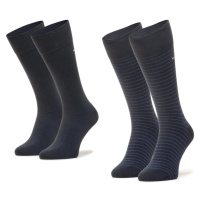 Tommy Hilfiger 2 PACK - pánské ponožky 100001496-054 TOMMY BLUE