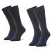 Tommy Hilfiger 2 PACK - pánské ponožky 100001496-054 TOMMY BLUE
