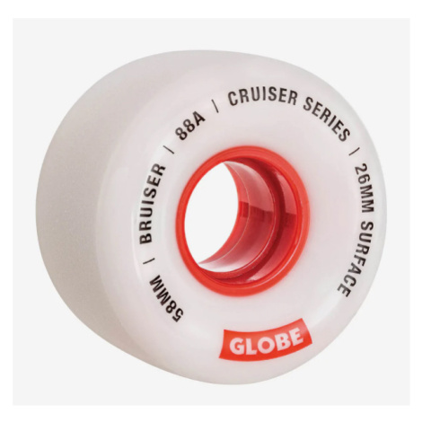 Globe - Bruiser 58 x 26 mm 88a White/Red - (sada 4 ks)