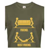 Triko s potiskem pro kamarády Best Friend ideální tričko na rozlučku