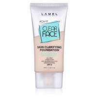 LAMEL OhMy Clear Face vysoce krycí make-up pro problematickou a mastnou pokožku odstín 402 40 ml