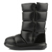 Sněhule karl lagerfeld kapri kosi padded zip boot black pu mono