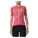 UYN Cyklistický dres s krátkým rukávem - BIKING WAVE LADY - růžová/černá