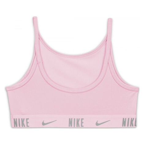Nike TROPHY BRA G Dívčí sportovní podprsenka, růžová, velikost