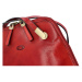 Kvalitní dámský kožený kabelko/batůžek Briac, koňaková