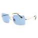 Ray-ban Occhiali da Sole Rectangle RB1969 9197/56 Stříbrná