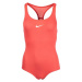 Nike SOLID Dívčí plavky, lososová, velikost