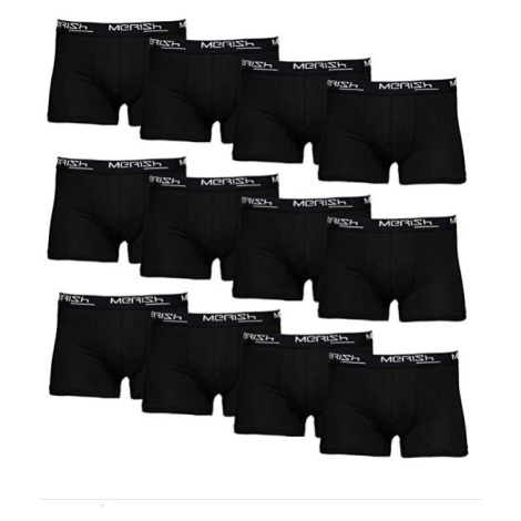 Pánské boxerky balení 12 kusů Merish Barva: Černá