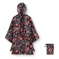 Pláštěnka mini maxi poncho paisley black AN7064