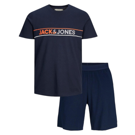 Jack&Jones Pánské pyžamo JACJAXON Standard Fit 12248978 Navy Blazer Jack & Jones