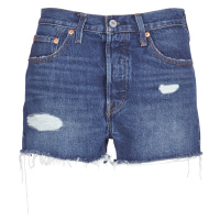 Levis 502 HIGH RISE SHORT Modrá