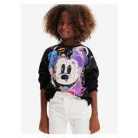 Černá holčičí mikina Desigual Mickey