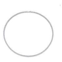 OLIVIE Stříbrný tenisový 45cm/3mm náhrdelník 7286