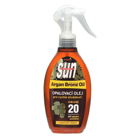 Vivaco Opalovací olej s BIO arganovým olejem SPF 20 SUN VITAL 200 ml