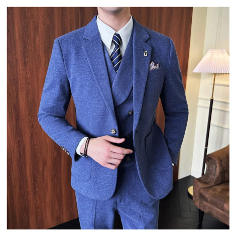 Kvalitní a luxusní oblek obchodní 3v1 JFC FASHION