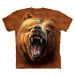 The Mountain Dětské batikované tričko - Grizzly Growl - hnědé