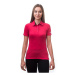 SENSOR MERINO ACTIVE POLO dámské triko kr.rukáv magenta