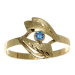 Zlatý dámský prsten se zirkonem 0080 + DÁREK ZDARMA