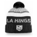 Čepice Fanatics Authentic Pro Rinkside Goalie Beanie Pom Knit NHL Los Angeles Kings,