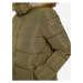Khaki dámská zimní prošívaná bunda Tom Tailor Denim