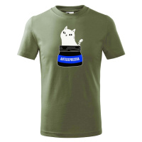 DOBRÝ TRIKO Dětské tričko s kočkou ANTIDEPRESIVA