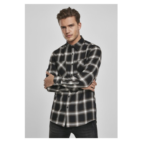 Checked Flanell Shirt 6 - black/white Urban Classics