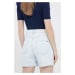 Džínové šortky Tommy Hilfiger dámské, hladké, high waist