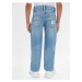 Světle modré klučičí straight fit džíny Calvin Klein Jeans