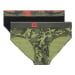 Spodní prádlo diesel umbr-andre 2-pack underpants camouflage green/black