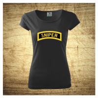 Dámske tričko s motívom Sniper