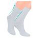 Pánské zdravotní ponožky žebrované STEVEN