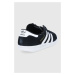 Dětské semišové boty adidas Originals Hamburg H06605 černá barva