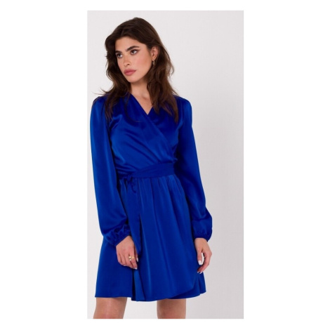 Makover Dámské mini šaty Thomson K175 safírová Tmavě modrá