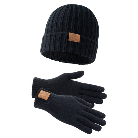 Lonsdale Unisex Beanie and Glove Set