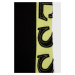 Dětské bavlněné tepláky Guess černá barva, s aplikací