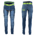 W-TEC Ekscita dámské moto jeansy modré