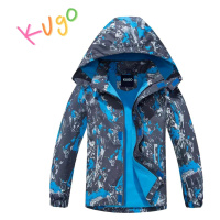 Chlapecká podzimní bunda, zateplená - KUGO B2843, tmavě šedá Barva: Šedá