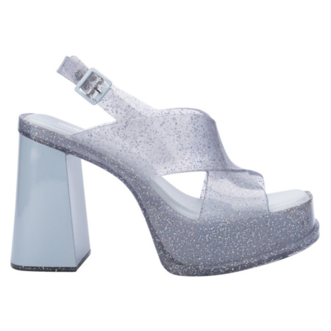 Melissa Dance Heel - Glitter Clear/Blue Modrá