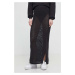 Bavlněná sukně Tommy Jeans černá barva, maxi, DW0DW17878