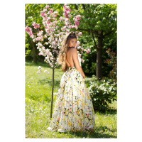 neck maxi dress with print model 19625056 - Style fashion