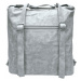 Praktický světle šedý kabelko-batoh 2v1 s kapsami