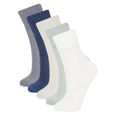 DEFACTO Boy 5 Piece Cotton Long Socks