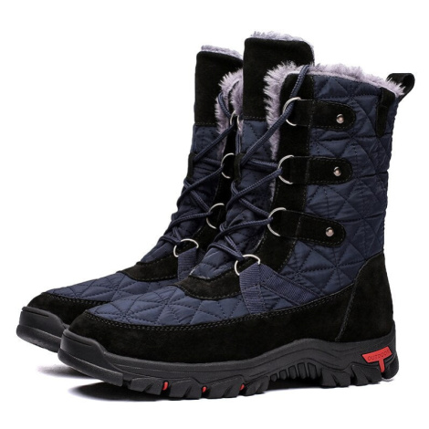 Pánské zimní kozačky voděodolné a protiskluzové boty sněhové MIXI FASHION