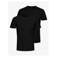 Sada dvou pánských basic triček v černé barvě ONLY & SONS - Pánské