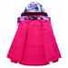 Dívčí podzimní bunda, zateplená KUGO B2863, růžová Barva: Růžová